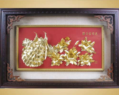金箔晝藝術品