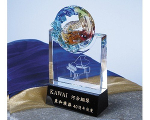 琉璃水晶獎牌