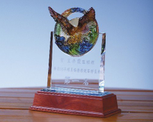 琉璃水晶獎牌