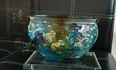 OWL0409-金魚聚寶盆